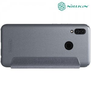 Nillkin Sparkle флип чехол книжка для Xiaomi Redmi Note 7 / Note 7 Pro - Серый