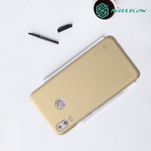 NILLKIN Super Frosted Shield Клип кейс накладка для Asus Zenfone Max M2 ZB633KL - Золотой