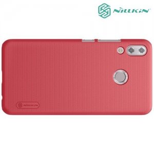 NILLKIN Super Frosted Shield Клип кейс накладка для Asus Zenfone Max Pro M2 ZB631KL - Красный