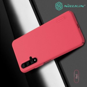 NILLKIN Super Frosted Shield Клип кейс накладка для Huawei Nova 5T - Красный