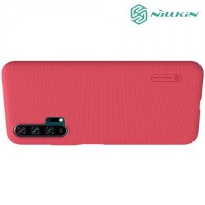 NILLKIN Super Frosted Shield Клип кейс накладка для Huawei Honor 20 Pro - Красный