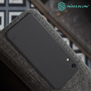 NILLKIN Super Frosted Shield Клип кейс накладка для Huawei Honor 8A - Черный