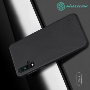 NILLKIN Super Frosted Shield Клип кейс накладка для Huawei nova 5 - Черный