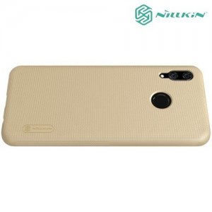 NILLKIN Super Frosted Shield Клип кейс накладка для Huawei P smart+ / Nova 3i - Золотой