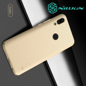 NILLKIN Super Frosted Shield Клип кейс накладка для Huawei P Smart Z - Золотой