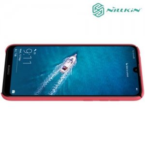 NILLKIN Super Frosted Shield Клип кейс накладка для Huawei Y7 / Y7 Pro 2019 - Красный