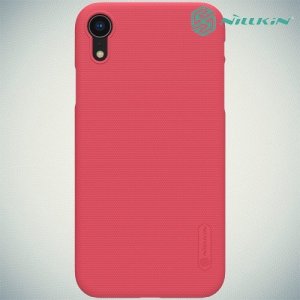 NILLKIN Super Frosted Shield Клип кейс накладка для iPhone XR - Красный