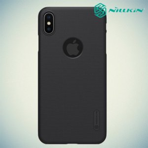 NILLKIN Super Frosted Shield Клип кейс накладка для iPhone XS Max - Черный