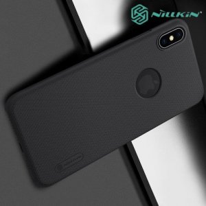 NILLKIN Super Frosted Shield Клип кейс накладка для iPhone XS Max - Черный
