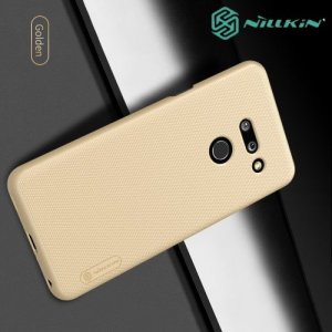 NILLKIN Super Frosted Shield Клип кейс накладка для LG G8 ThinQ - Золотой