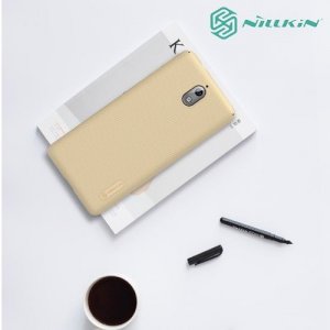 NILLKIN Super Frosted Shield Клип кейс накладка для Nokia 3.1 2018 - Золотой