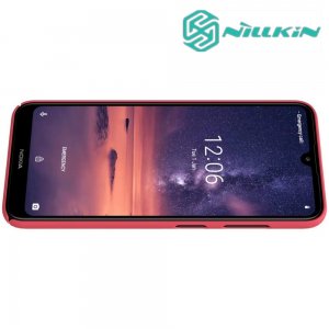 NILLKIN Super Frosted Shield Клип кейс накладка для Nokia 3.2 - Красный