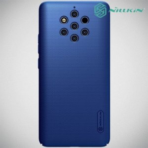 NILLKIN Super Frosted Shield Клип кейс накладка для Nokia 9 PureView - Синий