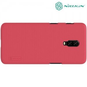 NILLKIN Super Frosted Shield Клип кейс накладка для OnePlus 6T - Красный