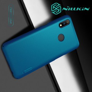 NILLKIN Super Frosted Shield Клип кейс накладка для Oppo Realme 3 Pro / X Lite - Синий