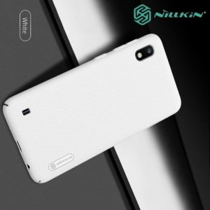 NILLKIN Super Frosted Shield Клип кейс накладка для Samsung Galaxy A10 - Белый