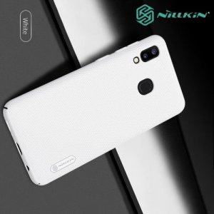 NILLKIN Super Frosted Shield Клип кейс накладка для Samsung Galaxy A30 / A20 - Белый