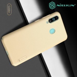 NILLKIN Super Frosted Shield Клип кейс накладка для Samsung Galaxy A60 - Золотой