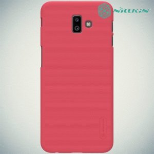 NILLKIN Super Frosted Shield Клип кейс накладка для Samsung Galaxy J6 Plus - Красный