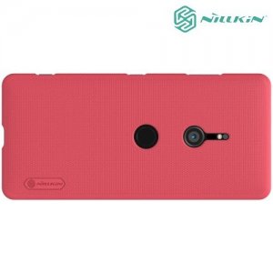 NILLKIN Super Frosted Shield Клип кейс накладка для Sony Xperia XZ3 - Красный