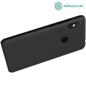NILLKIN Super Frosted Shield Клип кейс накладка для Xiaomi Redmi Note 6 / Note 6 Pro - Черный