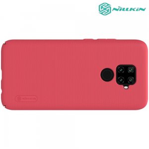 NILLKIN Super Frosted Shield Матовая Пластиковая Нескользящая Клип кейс накладка для Huawei Mate 30 Lite - Красный
