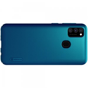 NILLKIN Super Frosted Shield Матовая Пластиковая Нескользящая Клип кейс накладка для Samsung Galaxy M30s - Синий