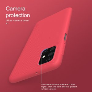 NILLKIN Super Frosted Shield Матовая Пластиковая Нескользящая Клип кейс накладка для Samsung Galaxy M31s - Красный