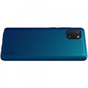 NILLKIN Super Frosted Shield Матовая Пластиковая Нескользящая Клип кейс накладка для Samsung Galaxy Note 10 Lite - Синий