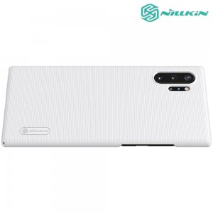 NILLKIN Super Frosted Shield Матовая Пластиковая Нескользящая Клип кейс накладка для Samsung Galaxy Note 10 Plus - Белый