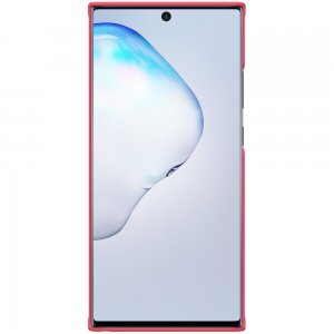 NILLKIN Super Frosted Shield Матовая Пластиковая Нескользящая Клип кейс накладка для Samsung Galaxy Note 20 Ultra - Красный