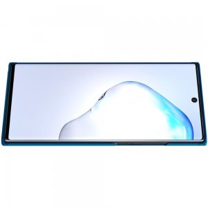 NILLKIN Super Frosted Shield Матовая Пластиковая Нескользящая Клип кейс накладка для Samsung Galaxy Note 20 Ultra - Синий