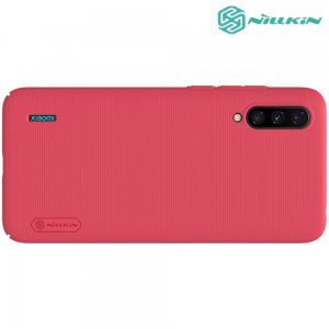 NILLKIN Super Frosted Shield Матовая Пластиковая Нескользящая Клип кейс накладка для Xiaomi Mi 9 lite - Красный