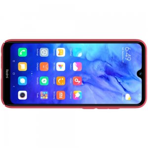 NILLKIN Super Frosted Shield Матовая Пластиковая Нескользящая Клип кейс накладка для Xiaomi Redmi Note 8T - Красный