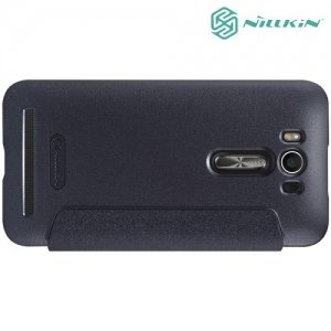 Nillkin ультра тонкий чехол книжка для Asus Zenfone 2 Laser ZE500KG ZE500KL - Sparkle Case Серый