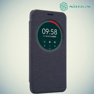 Nillkin ультра тонкий чехол книжка для Asus Zenfone 2 Laser ZE500KG ZE500KL - Sparkle Case Серый