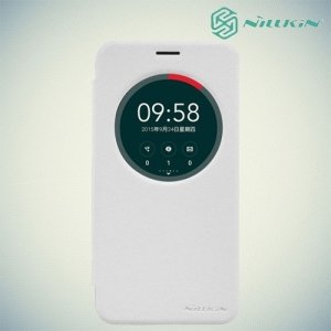 Nillkin ультра тонкий чехол книжка для Asus Zenfone 2 Laser ZE500KG ZE500KL - Sparkle Case Белый
