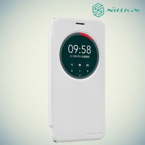 Nillkin ультра тонкий чехол книжка для Asus Zenfone 2 Laser ZE500KG ZE500KL - Sparkle Case Белый