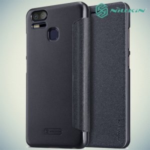 Nillkin ультра тонкий чехол книжка для Asus ZenFone 3 Zoom ZE553KL - Sparkle Case Серый