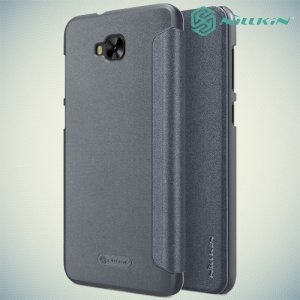 Nillkin ультра тонкий чехол книжка для Asus Zenfone 4 Selfie ZD553KL / Live ZB553KL - Sparkle Case Серый