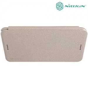 Nillkin ультра тонкий чехол книжка для HTC Desire 530 / 630 - Sparkle Case Золотой