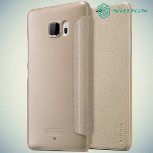 Nillkin ультра тонкий чехол книжка для HTC U Ultra - Sparkle Case Золотой