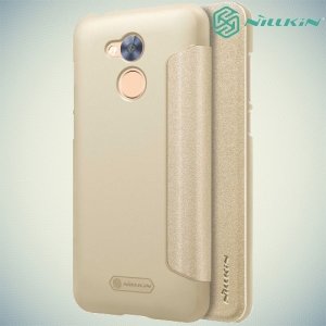 Nillkin ультра тонкий чехол книжка для Huawei Honor 6A - Sparkle Case Золотой