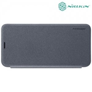 Nillkin ультра тонкий чехол книжка для Huawei Honor 9 Lite - Sparkle Case Серый 