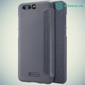 Nillkin ультра тонкий чехол книжка для Huawei Honor 9 - Sparkle Case Серый