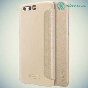 Nillkin ультра тонкий чехол книжка для Huawei Honor 9 - Sparkle Case Золотой