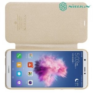Nillkin ультра тонкий чехол книжка для Huawei P Smart - Sparkle Case Золотой
