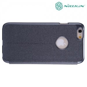Nillkin ультра тонкий чехол книжка для iPhone 6S / 6 - Sparkle Case Черный