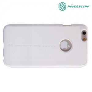 Nillkin ультра тонкий чехол книжка для iPhone 6S / 6 - Sparkle Case Белый