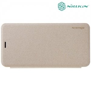 Nillkin ультра тонкий чехол книжка для Meizu m5 - Sparkle Case Золотой